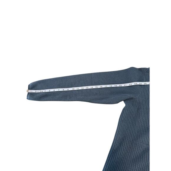 Mountain Hardwear Pullover Men's Blue Outdoor Utility Mock Neck Half Zip Large - Picture 10 of 10